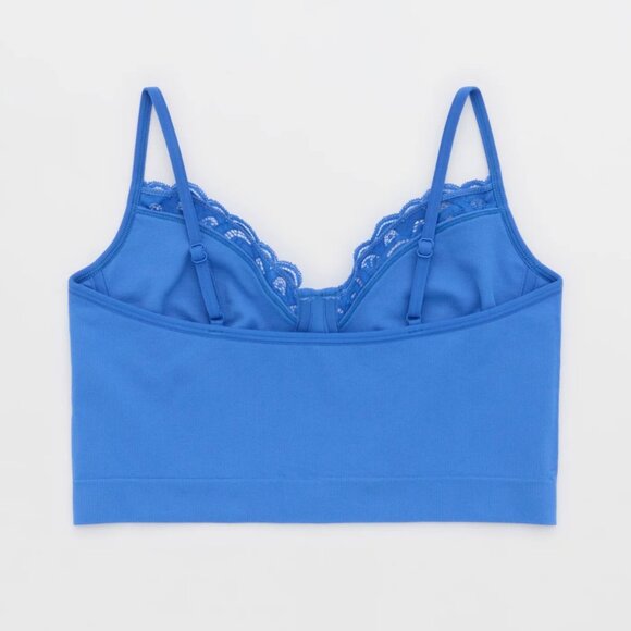 Aerie Women's Blue Bra - Picture 4 of 6